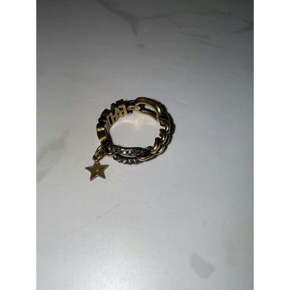 Dior J'Adior Ring with Star Charm - Good Condition, Size 7 - Picture 1 of 4